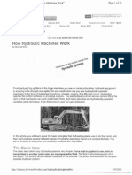 How Hydraulic Machines Work PDF