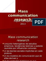 Mass Communication Research Primera Clase