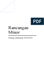 Rancangan Minor PDF