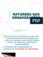 Administração - Natureza Das Organizações e Nature Za Da Comunicação