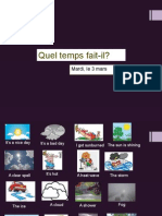 l3 ppt quel temps fait-il