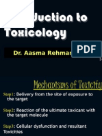 Mechanism of Toxicology