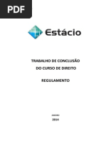 regras tcc estacio