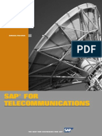 Sap® For Telecommunications: Industry Overview