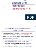 Olap-Operations in R