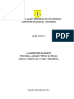 A Construção Do Direito Processual Administrativo No Brasil