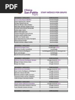 Download Staff Medico Clinica San Pablo Trujillo by ROLANDEXMF SN257985321 doc pdf