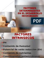 Factores Que Influyen en El Crecimiento Microbiano