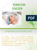 Anestésicos Generales