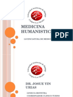 Introduccion a Medicina Humanistica