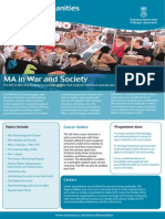 MA in War and Society