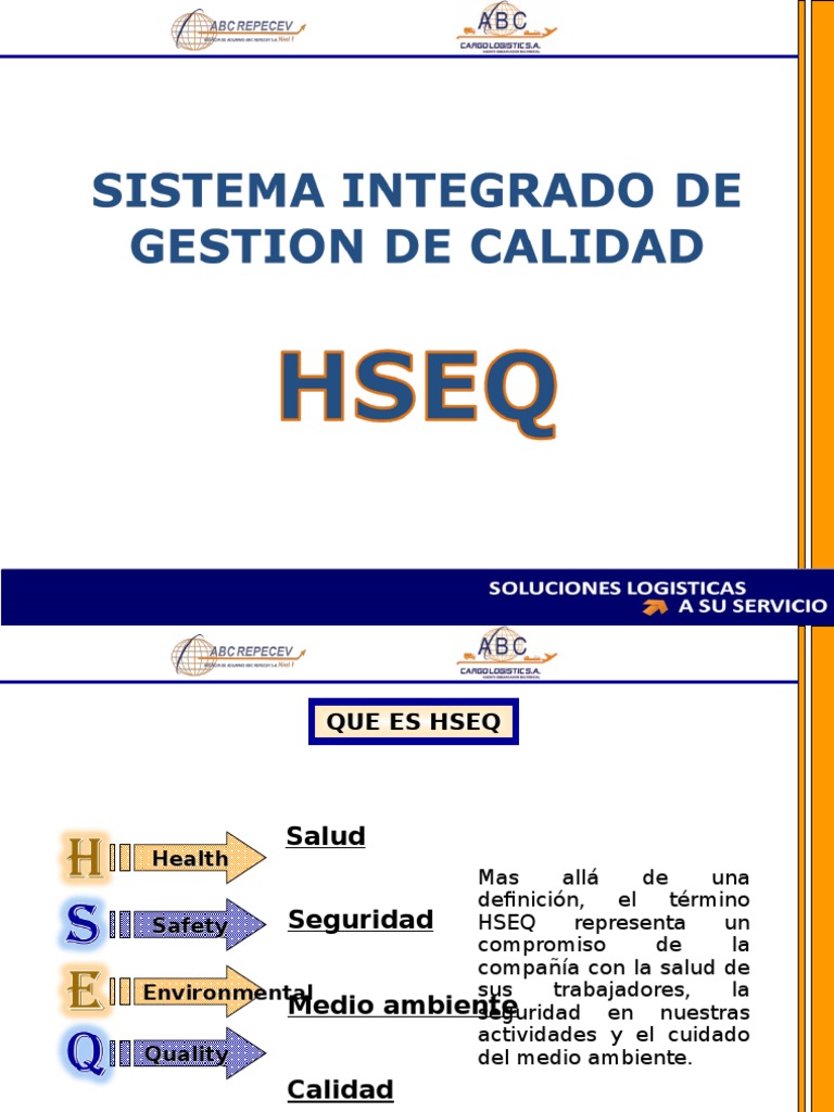 INDUCCION HSEQ | Calidad (comercial) | La seguridad