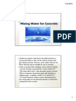 Water - Concrete PDF
