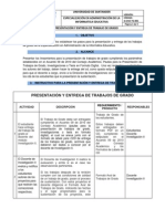 Gu¡a para presentaci¢n de trabajos de grado