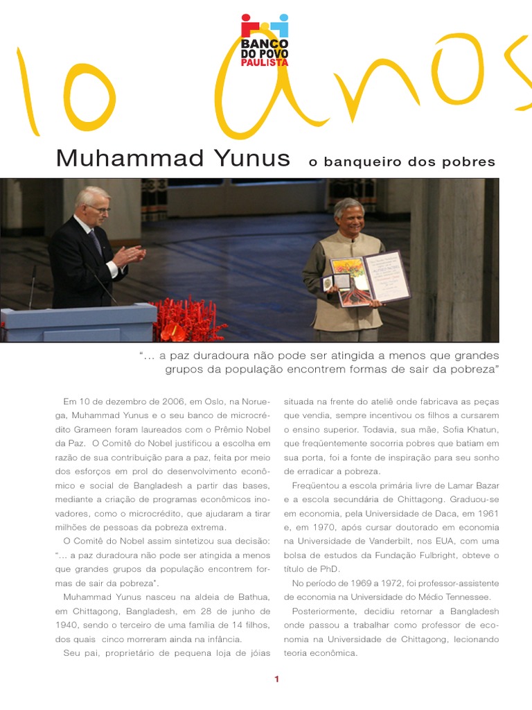 Muhammad Yunus Pdf