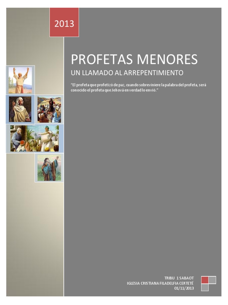 Profetas Menores Pdf Profeta Jonás