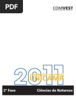 Unicamp - Vestibular 2011 - Ciências Naturais - 2ª Fase