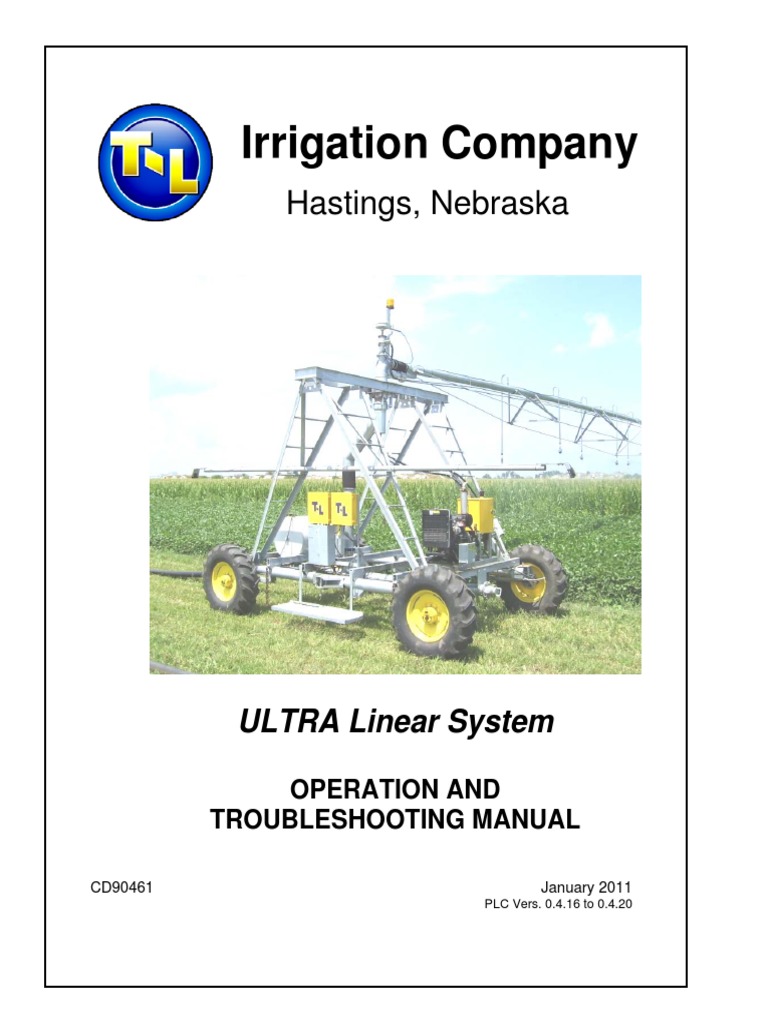 ULTRA Linear Operators Manual | PDF | Tractor | Irrigation