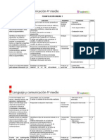 Planificación Unidad 1 Lenguaje IV Medio