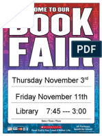 book fair flyer