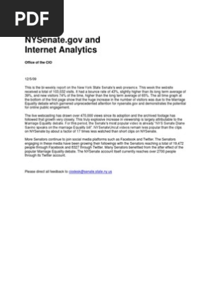 Weekly Website Report 12-5-09