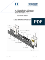 Bending Moment Lab Report