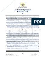 Gaceta de Jurisprudencia Sentencias Noviembre 2014