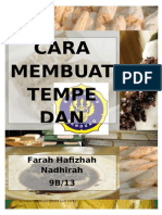 Cara Membuat Tempe Dan Tapai