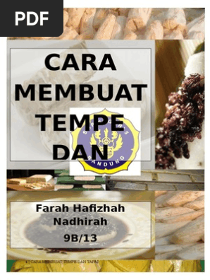 Cara Membuat Tempe Dan Tapai