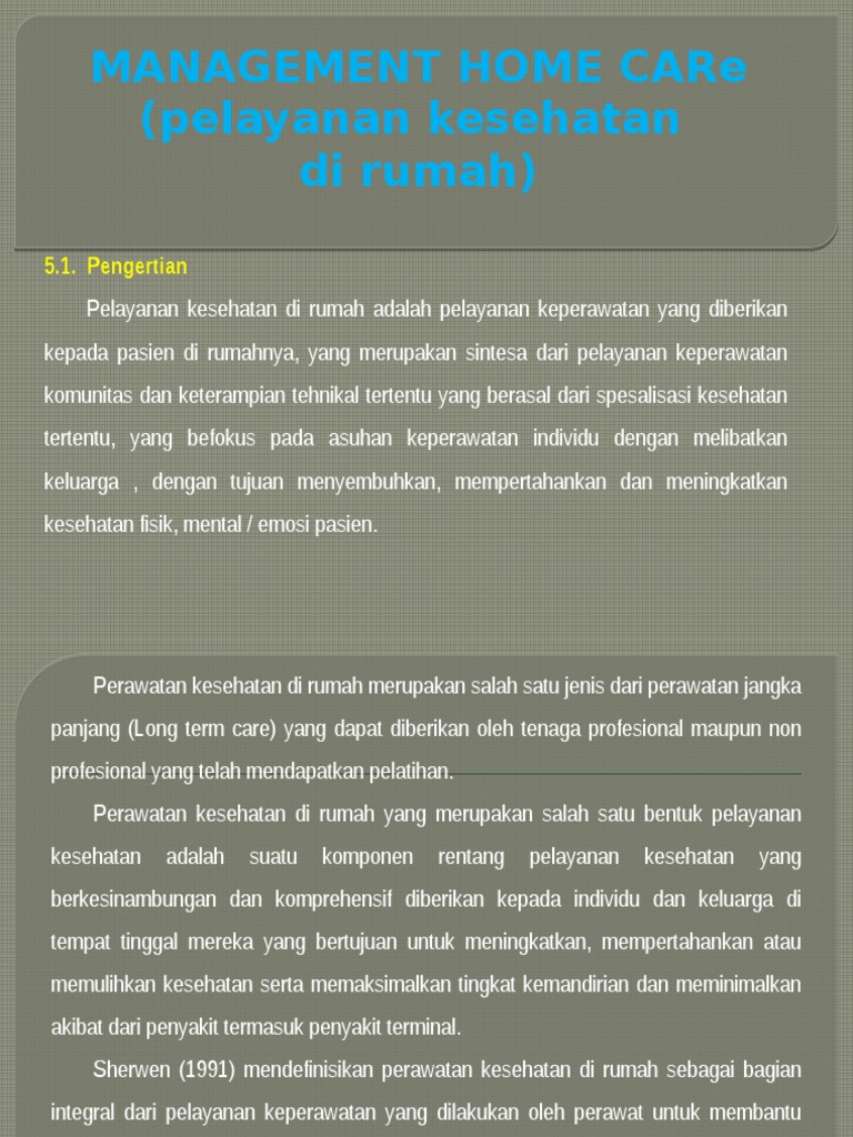 Home Care Keperawatan Keluarga