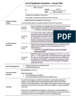 u9l4 - transformations of quadratic functions lesson plan