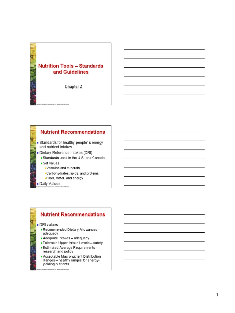 Chapter 2 Nutrition Diet Nutrition