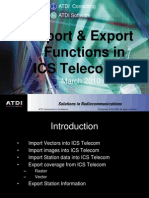 ICS Telecom Import Export Functions