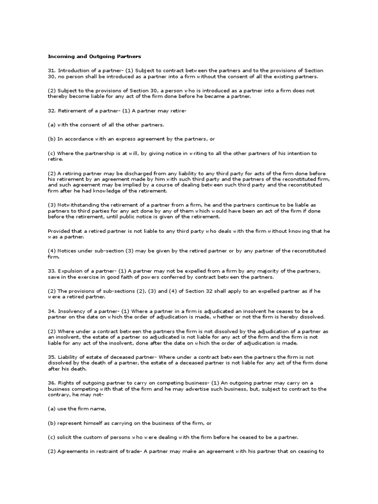 Incoming and Outgoing Partners | PDF | Guarantee | Option (Finance)
