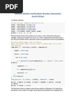 Mixture Models and Target Density