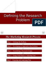 Defining The Research Problem