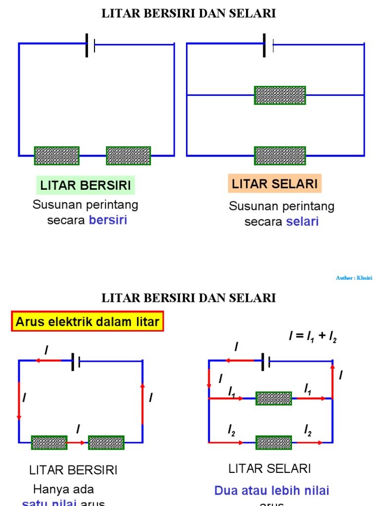 Latihan Litar Bersiri Dan Litar Selari