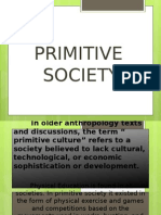 Primitive Society