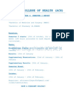 Year 4 Semester 2 Report