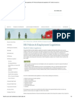 Health & Safety Legislation - HR Policies & Employment Legislation - HR Toolkit - Hrcouncil PDF