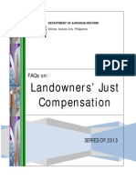 FAQs On Landowners'Just Compensation