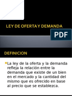 Ley de Oferta y Demanda