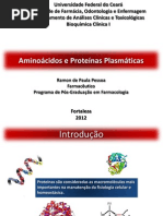 Proteínas Plasmáticas e Disfunção Do Metabolismo Protéico