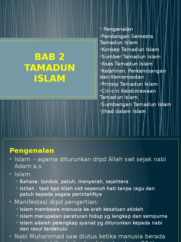 Perkembangan Tamadun Islam Zaman Umaiyyah
