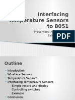 Interfacing Temperature Sensors To 8051