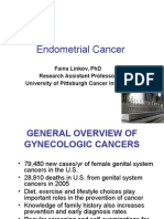 Endometrial Cancer: Faina Linkov, PHD Research Assistant Professor University of Pittsburgh Cancer Institute