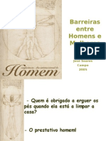 Barreiras entre Homens e Mulheres