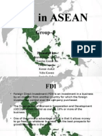 Fdi in Asean