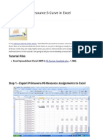 Graphing a P6 Resource S