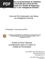 Análise Criminal